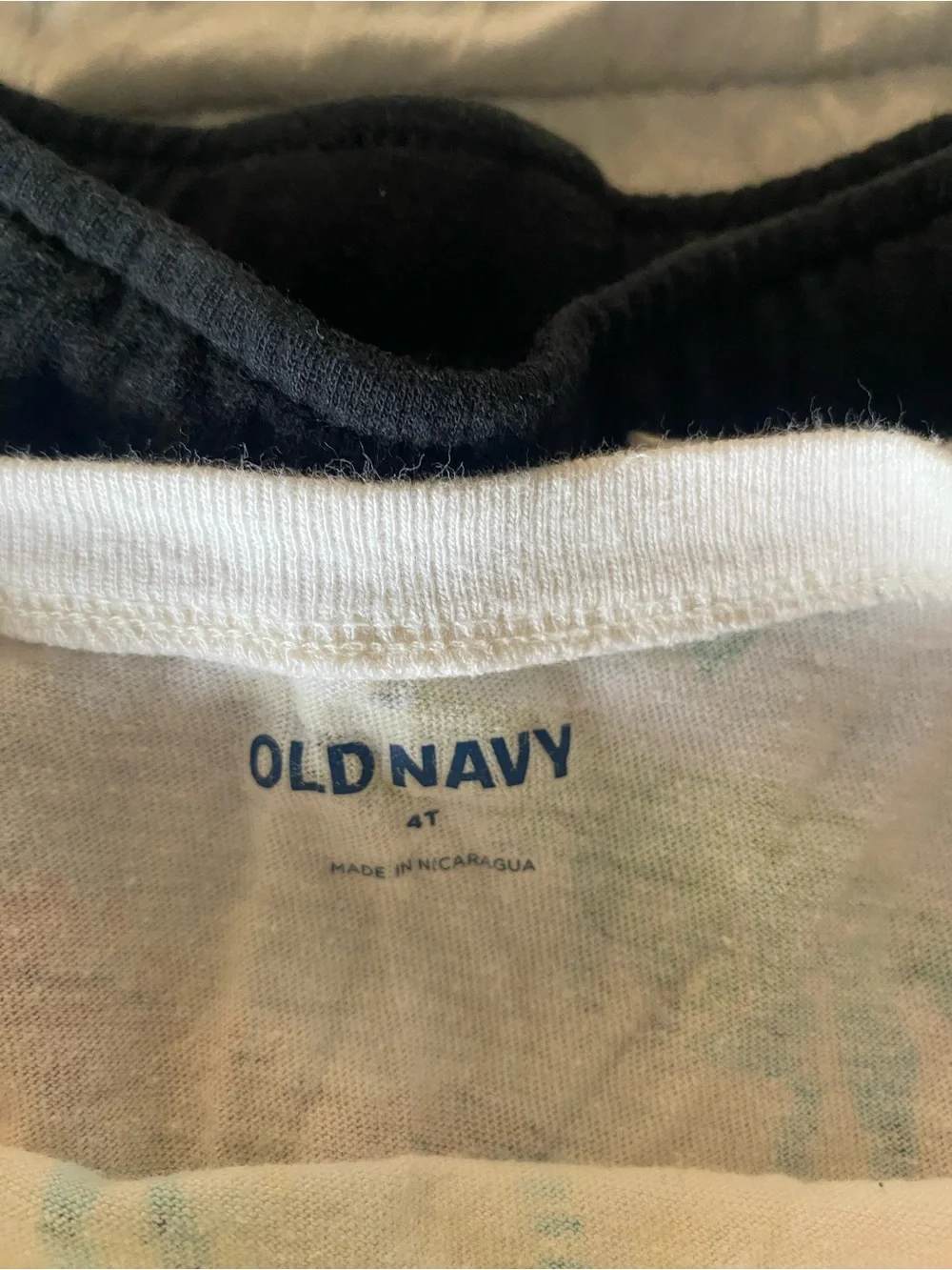 Old Navy Kids Denim Shorts and Black Drawstring Shorts Set